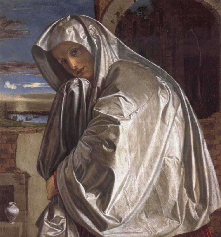 SAVOLDO, Giovanni Girolamo Saint Mary Magdalene Approaching the Sepulchre oil painting image